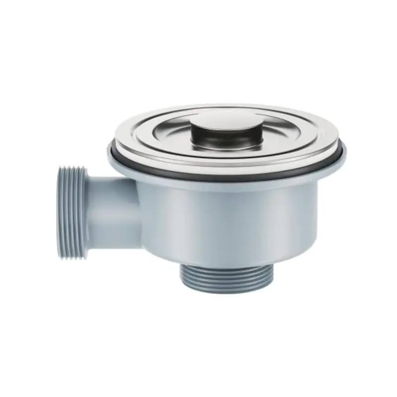 BSJ009 Drenaje horizontal de doble capa para lavabo de plástico y acero
